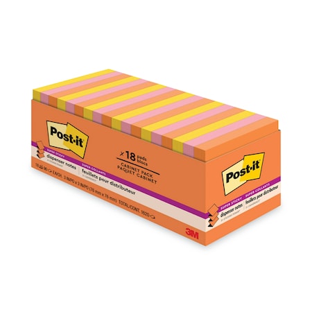 Post-It Pop-up Notes Sticky Pop-up, 3x3, PK18 R33018SSAUCP